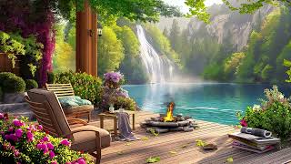 Peaceful Lakeside Sanctuary Serene Jazz Music for Stress Relief [upl. by Mahmoud]