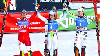 FIS Alpine Ski World Cup  Mens Slalom Run 2  Saalbach AUT  2024 [upl. by Keldon543]