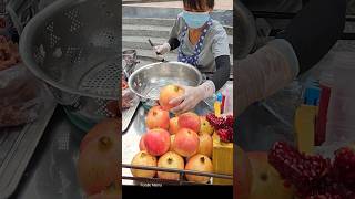 Healthy Fruit 100 Pomegranate Juice  Fruit Cutting Skills [upl. by Oraneg]