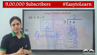 Long division method by 1 digit number  Class 4  CBSE  NCERT  ICSE [upl. by Pritchett232]