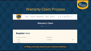 Understanding Your Centuary Mattress Warranty Coverage Claims amp Benefits [upl. by Nylorac791]