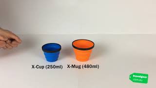 Sea to Summit XCup and XMug collapsible cups [upl. by Claudianus]