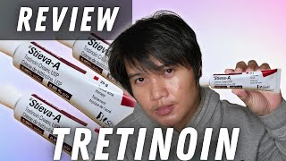 ONE MONTH REVIEW OF TRETINOIN CREAM 005  WHAT YOU NEED TO KNOW [upl. by Yelwar197]