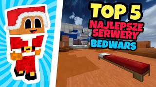 TOP 5 NAJLEPSZE POLSKIE SERWERY BEDWARS 2024 Non premium [upl. by Alyhs747]