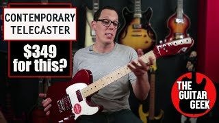 Squier Contemporary Telecaster  Unboxing playthough and unbiased review [upl. by Dennett]