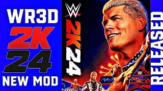 Wr3d New Mod  Wr3d 2k24 Mod Download Link Mediafıre  WWE 2k24 For Android  WWE  Wr3d Center [upl. by Marsha]