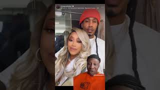 TRINA POSES w BENJAMIN KEARSE JR trending viralvideo trina benjaminkearsejr hiphopnews [upl. by Micky]