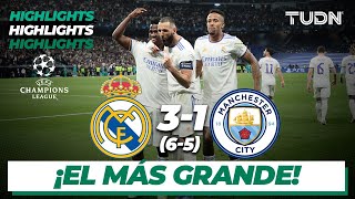 Highlights  Real Madrid 3651 Man City l  UEFA Champions League 2022  Semis Vuelta  TUDN [upl. by Vargas201]