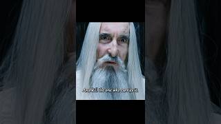 The strongest wizard is the first to be compelled video shorts movie thelordoftherings [upl. by Yecrad]