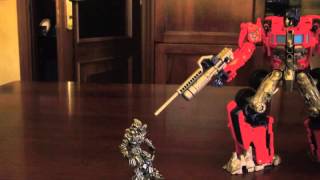 Lil Megatrons death transformers stop motion [upl. by Burch]