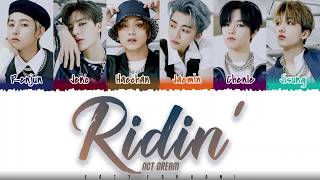 NCT DREAM – RIDIN Lyrics Color CodedHanRomEng [upl. by Emily977]