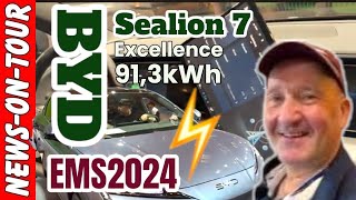 BYD ⚡️Sealion 7 Excellence 🚘TeslaAlternative mit 913 kWh 🔋EMS 2024  EAuto News [upl. by Aniloj707]