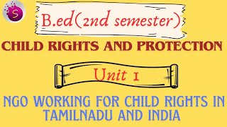 Non governmental organisations  NGO  working for child rights in tamilnadu and india [upl. by Airebma]