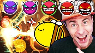 The BEST DEMON of EACH DIFFICULTY  Geometry Dash [upl. by Suoirad]