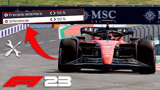 ¿CÓMO CONFIGURAR EL DIFERENCIAL Y REPARTO DE FRENADA  TUTORIAL F1 23 [upl. by Clayborne]