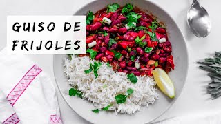 GUISO DE FRIJOLES🌿  Receta VEGANA FÁCIL [upl. by Osmen]