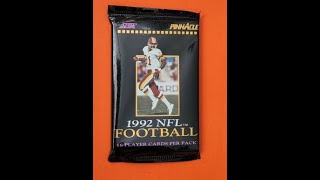 LIONS LEGEND pulled from this ORIGINAL 2000 pack of 1992 PINNACLE football cards [upl. by Alyss826]