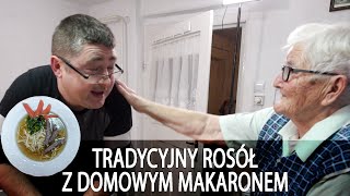 Pyszny przepis na rosół z domowym makaronem Babcia gotuje Smaczny szybki obiad  Okiem Wilka [upl. by Ycnay]