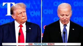 Trump vs Biden debate five disastrous moments [upl. by Cassaundra]