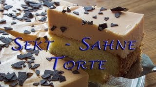 Sekt Sahne Torte schmeckt an jedem Feiertag [upl. by Patsis]