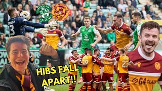 HIBS FALL APART Hibernian 12 Motherwell VLOG [upl. by Ysdnyl8]