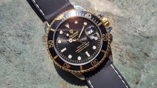 Review Tevise AutomaticMechanical Submariner Homage Most Affordable Automatic Divers Watch [upl. by Asira]