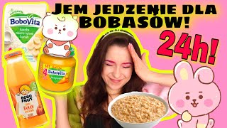 JEM JEDZENIE DLA NIEMOWLĄT PRZEZ 24H👶🏼CHALLENGE🍬 [upl. by Aelyk]