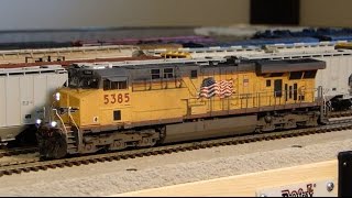 Custom Weathered Athearn Genesis Union Pacific ES44AC 5385 [upl. by Forcier]