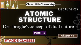 Atomic structure  de  broglies concept of dual nature  lec 27 [upl. by Atineg]