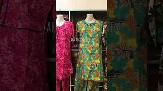 Zara Shop at Caye LinenSaifoonCrystalblock print all New variety available videos videos india [upl. by Magna]