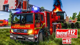 NOTRUF 112 83 Der MÄHDRESCHER brennt I FeuerwehrSimulation [upl. by Oicul]