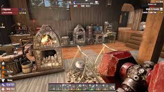 7 Days to Die CoOp  Episode 7 Part 5  Day 35 with New Armor and Steel Sledgehammer [upl. by Avraham581]