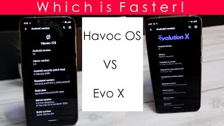 Havoc OS 32 VS Evolution X 41  The Ultimate Speed Test  Android 10  Which One is Faster [upl. by Nevets]