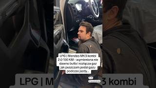 LPG  Mondeo MK3 kombi 20 150 KM  wymieniona nie dawno butla i rozłącza gaz energygazpolska [upl. by Riva]