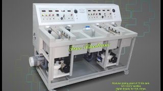 gold plating machine [upl. by Aicirtam]