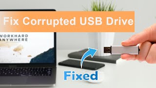 【Full Guide】How to Fix Corrupted USB Drive without Losing Data [upl. by Ajdan503]