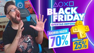 LLEGÓ BLACK FRIDAY a PS Store y rebajas en PS PLUS Noviembre 18  28 2022 [upl. by Gerius]