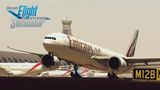 Microsoft Flight Simulator  Emirates PMDG 777300ER Flight DubaiShanghai [upl. by Dennett]