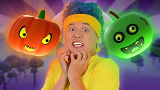 Scary Fruits amp Vegetables Happy Halloween  D Billions Kids Songs [upl. by Joela]