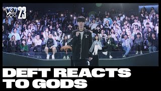 Deft Reacts to GODS  Worlds 2023 [upl. by Peppi]