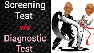 Difference between Screening Test and Diagnostic Test  PSM lectures  Community Medicine lecture [upl. by Zinnes848]