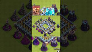 WIZARD TOWER Showdown vs Super Troops at MAX LEVELclashofclans shortsfeed [upl. by Nerua871]