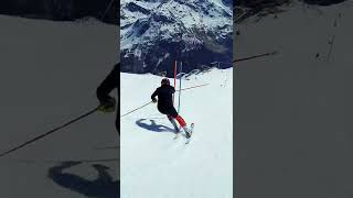 Slalom training for adults in Zinal April 2022 [upl. by Riane]