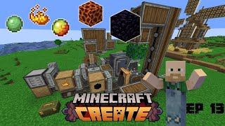 quotAUTOMATIC OBSIDIAN FARMquot Minecraft CREATE MY PERFECT WORLD minecraft createmod [upl. by Anuaf]