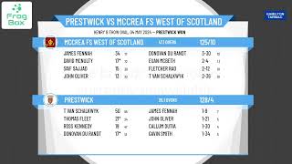 Prestwick v McCrea FS West of Scotland [upl. by Radec]