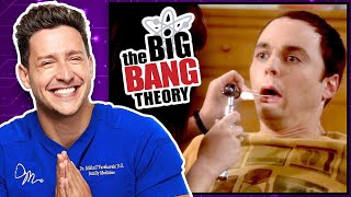 Doctor Reacts To Big Bang Theory Medical Scenes [upl. by Forward202]