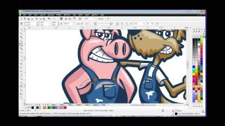 Creating Cartoons in CorelDRAW® [upl. by Haidedej]