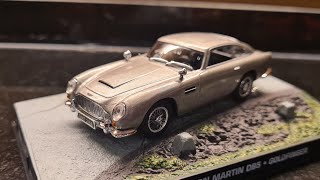 Altaya 143 aston martin db5 james bond goldfinger 007 movie diecast model car [upl. by Barling]