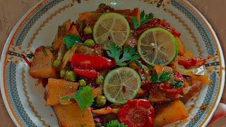 Mix vegetable reciperecipefoodvideorestaurantstyle ufaq khan [upl. by Yadnus]