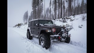 Jeep JLUR snow trip to Uncle Toms Cabin [upl. by Imotas]